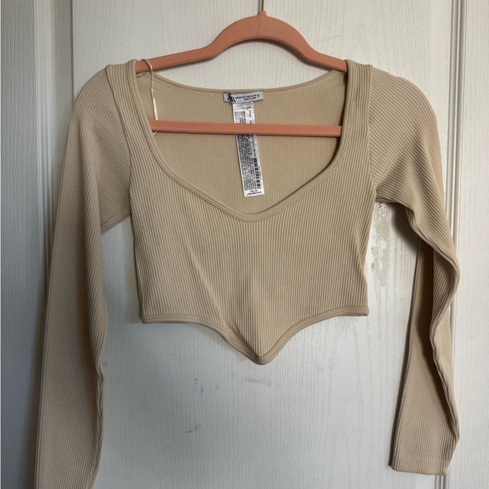 Zara Beige Long Sleeve